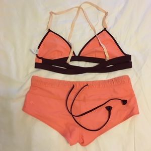 Lululemon Surf to Sand Boyshort Bikini Swimsuit